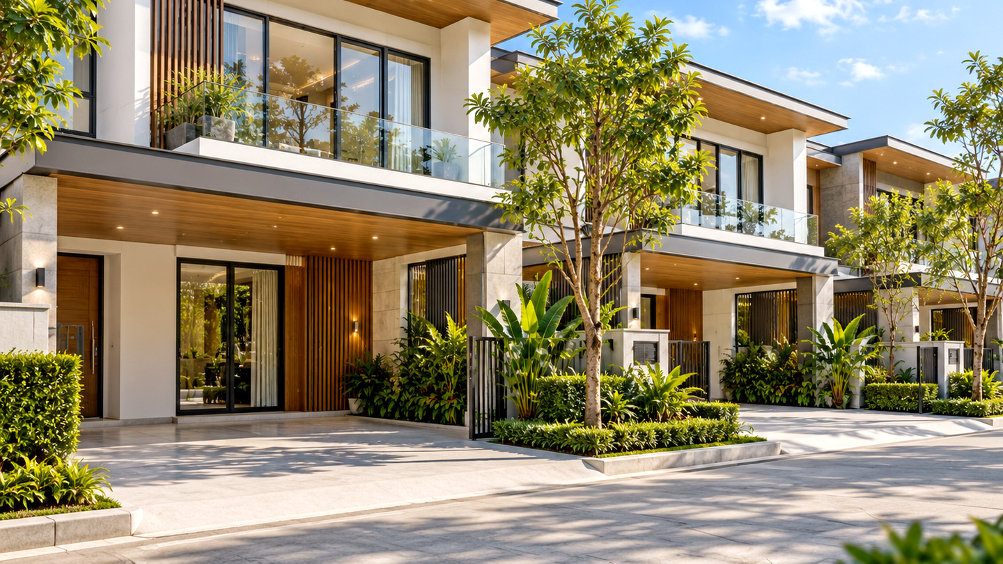 Sen Sok Garden Villa modern family exterior