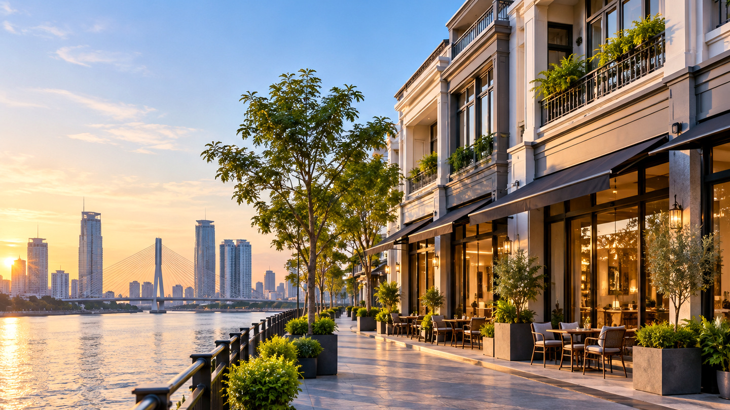 Daun Penh Commerce Hub office and retail building